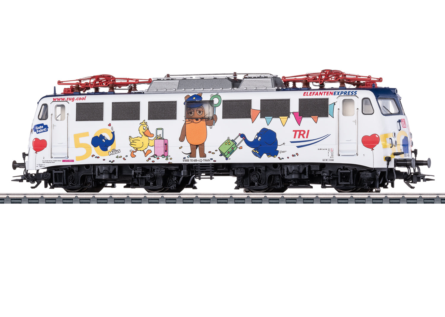 Marklin 39111 HO Train Rental, Inc. Class 110 Electric Locomotive #110 469-4