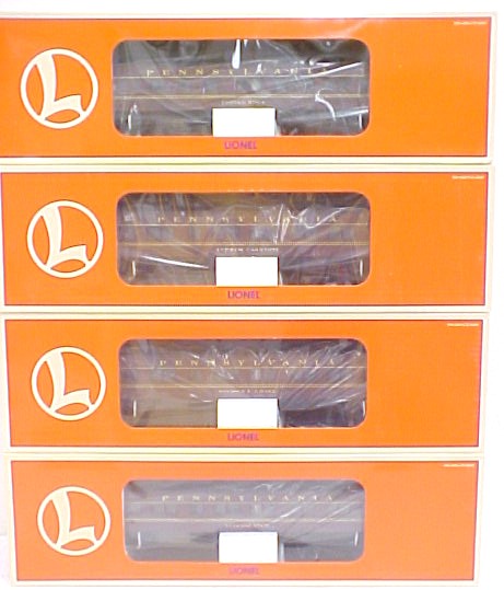 Lionel 6-39008 O Pennsylvania Heavyweight Madison Passenger Cars (Set of 4) LN/Box