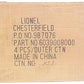 Lionel 6-39008 O Pennsylvania Heavyweight Madison Passenger Cars (Set of 4) LN/Box