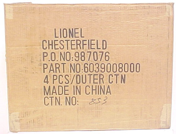 Lionel 6-39008 O Pennsylvania Heavyweight Madison Passenger Cars (Set of 4) LN/Box