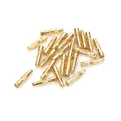 E-flite AEC513 Gold Bullet Connector, Male, 4mm (30)