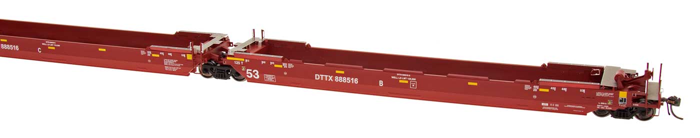 InterMountain 47367 HO DTTX Maxi IV Stack Car Articulated Set (Set of 3)