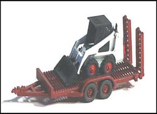 GHQ 53007 1:160  Utility Trailer W/BobCAT Kit
