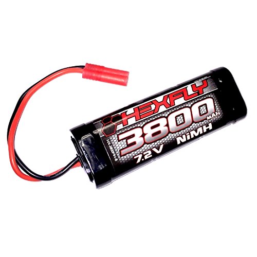 Redcat Racing HX-3800MH-B 3800 Ni-MH Battery-7.2V with Banana Connector
