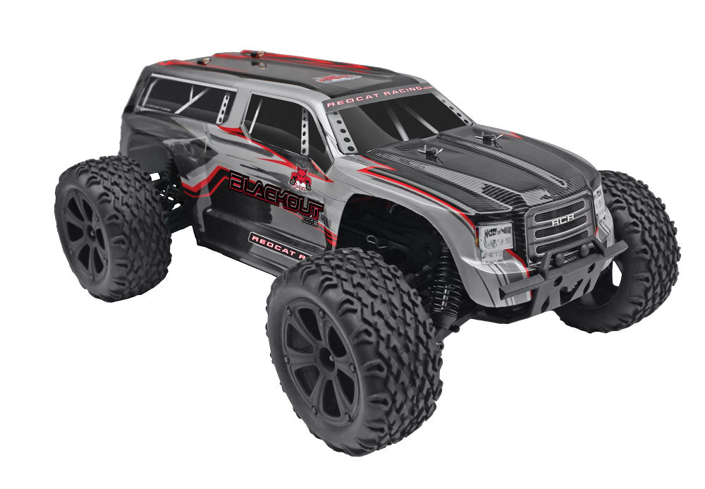 Redcat Racing BLACKOUT-XTE-SILVERS 1:10 Scale Electric Monster Truck
