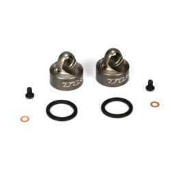 Team Losi Racing 5065 Aluminum Bleeder Shock Caps (2): 22/22T