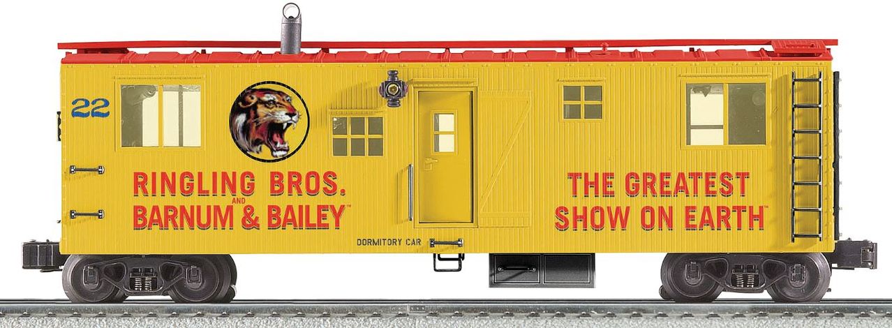 Lionel K-Line 6-22251 O Ringling Bros. - Scale Dormitory Bunk Car #22
