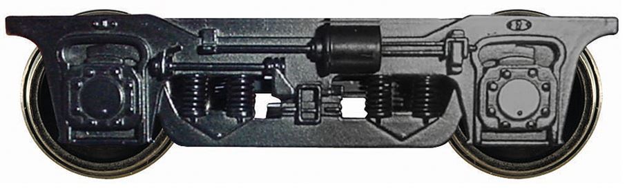 K-Line 6-22366 O Scale By Lionel Aluminum Passenger Car 4-Wheel Truck(Pack of 2)