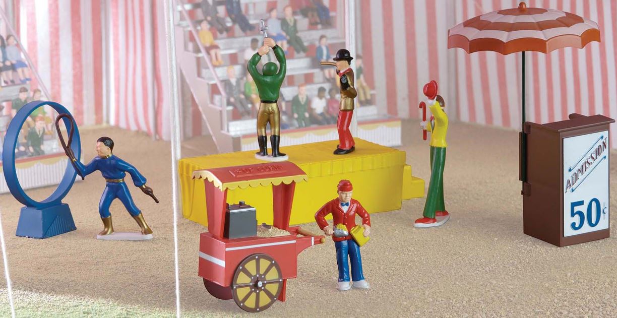 K-Line 6-21325 O Scale Painted Figures Ringmaster and Friends (Set of 5)