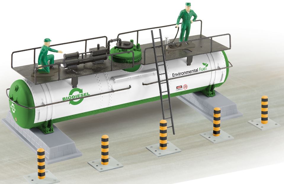 K-Line 6-22577 O Gauge Biodiesel Storage Tank with 2 Figures