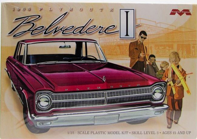 Moebius 1218 1:25 1965 Plymouth Belvedere Plastic Model Kit