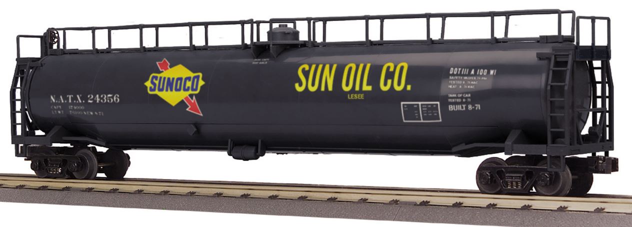 MTH 30-73471 O Sun Oil Company 33,000 Gallon Tank Car #24356