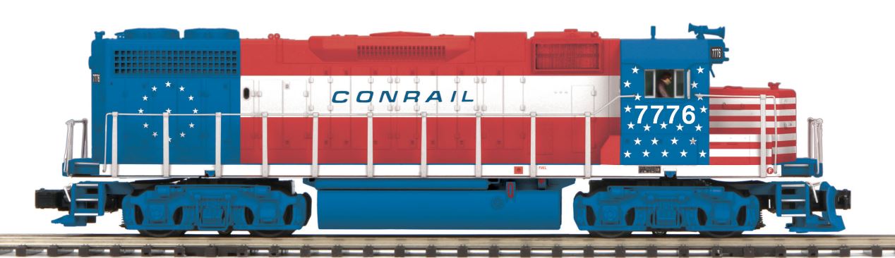 MTH 20-20485-1 O Gauge Conrail GP38-2 Diesel Engine w/ PS 3.0 #7776