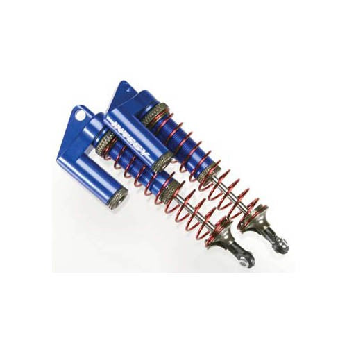 Integy T7964BLUE MSR9 Rear Piggyback Shock, Blue (2): ST, SLH