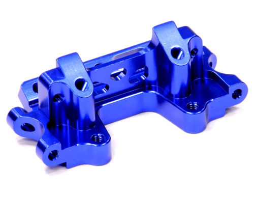 Integy T8054BLUE Front Bulkhead for Traxxas 1:10 Electric Rustler & Slash 2WD