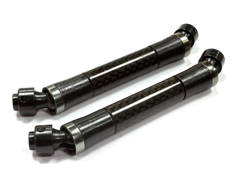 Integy C23785CARBON HD Universal Drive Shaft (2) for Axial Wraith