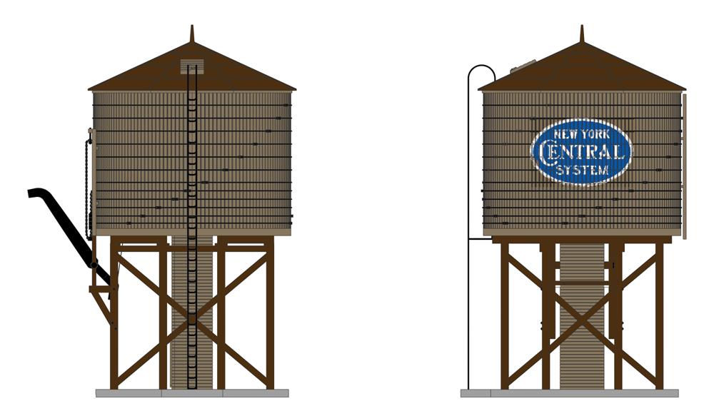 Broadway Limited 6134 N NYC Logo Operating Water Tower with Sound