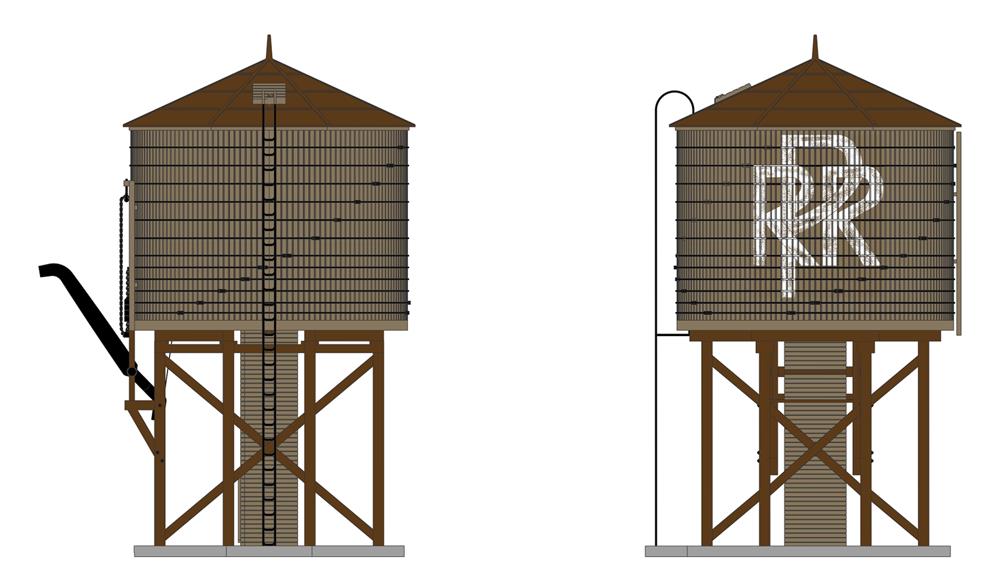 Broadway Limited 6135 N Pennsylvania Operating Water Tower with Sound