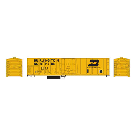 Roundhouse 87854 HO Burlington Northern 50' Ex Post Mechanical Reefer #700302