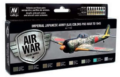 Vallejo Paint 71152 IJA Colors Pre-War to 1945 Model Air Paints (Set of 8)