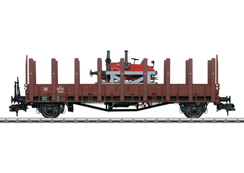 Marklin 58482 Gauge 1 German State DRG Type Rmm Ulm Flatcar With Load LN/Box