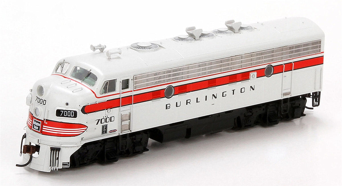 Athearn G22668 HO Burlington C&S EMD F7A Diesel Loco w/DCC & Sound #700D
