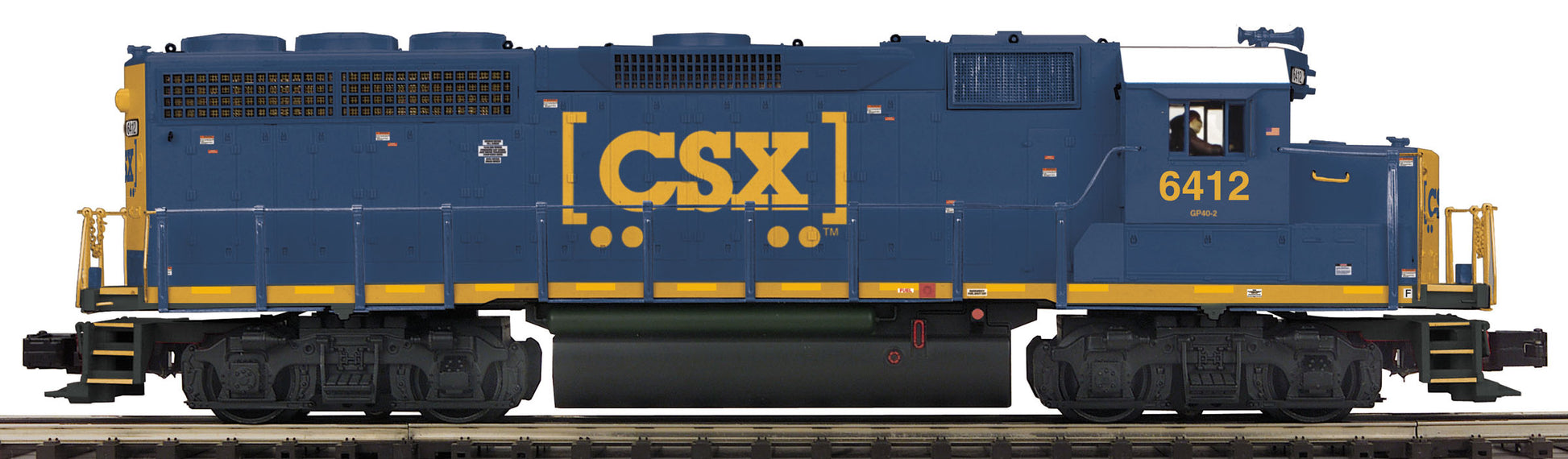 MTH 20-20570-1 CSX GP-40 Diesel Engine with Proto-Sound 3.0 #6412