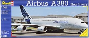 Revell 04218 1:144 Airbus A380 New Livery 1st Flight Aircraft Plane Kit