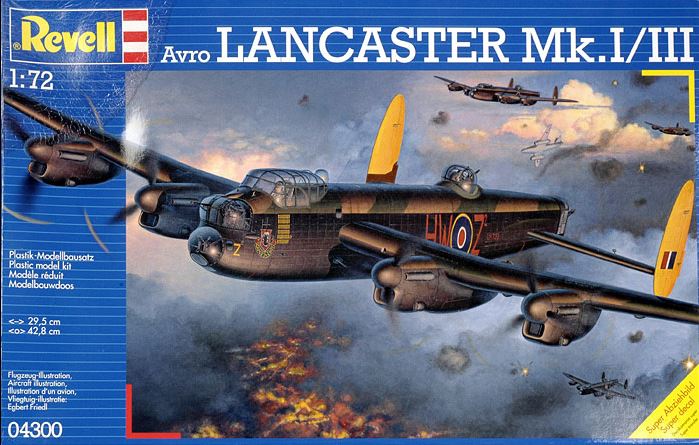 Revell of Germany 04300 1:72 Avro Lancaster Mk. I/III Military Plane Kit