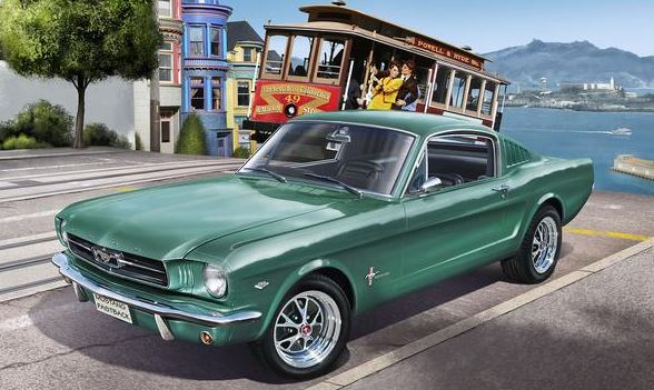 Revell of Germany 07065 1:24 1965 Ford Mustang 2+2 Fastback Car Plastic Kit