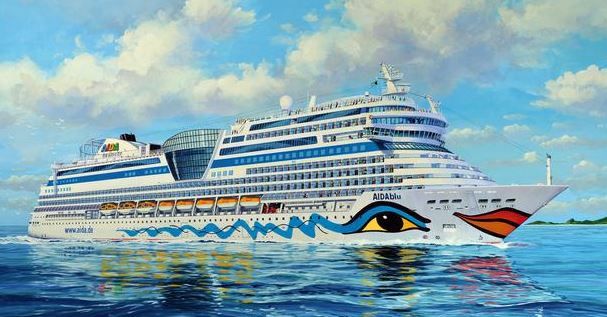 Revell of Germany 05230 1:400 AIDAblu, AIDAsol, AIDAmar, AIDAstella Ship Kit