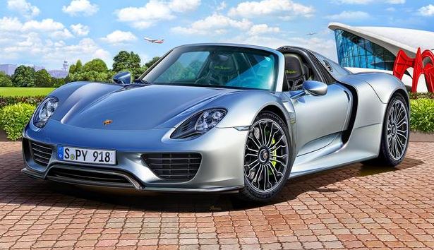 Revell of Germany 07026 1:24 Porsche 918 Spyder Sports Car Plastic Model Kit