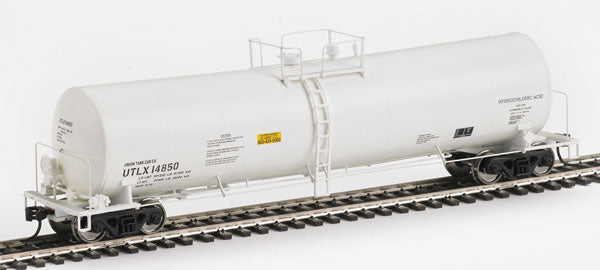Walthers 920-100243 HO Union Tank Car UTLX 54' 23,000-Gallon Tank Car #14850