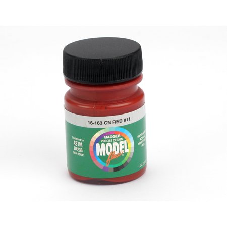 Badger 16-163 CN Red #11 Modelflex Railroad Acrylic Paint - 1 oz. Bottle