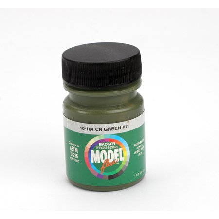 Badger 16-164 CN Green #11 Modelflex Railroad Acrylic Paint - 1 oz. Bottle