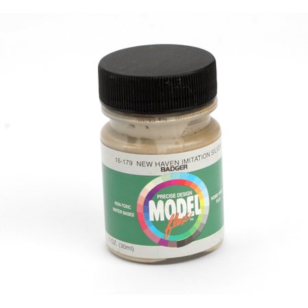 Badger 16-179 NH Imitation Silver Modelflex Railroad Acrylic Paint - 1 oz Bottle