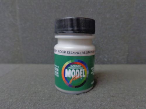 Badger 16-201 RI Aluminum White Modelflex Railroad Acrylic Paint - 1 oz. Bottle