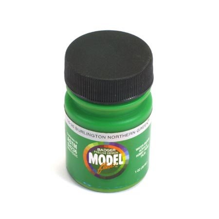 Badger 16-26 BN Green Modelflex Railroad Acrylic Hobby Paint - 1 oz. Bottle