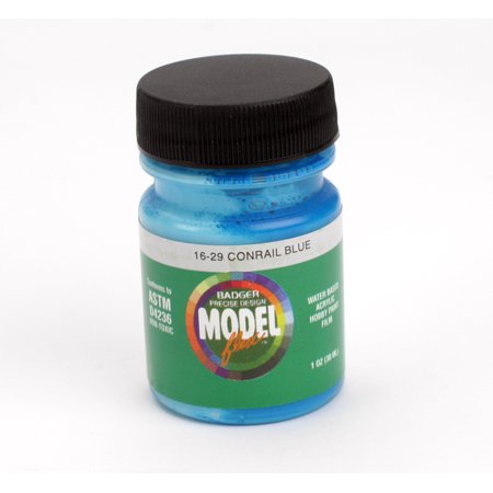 Badger 16-29 Conrail Blue Modelflex Railroad Acrylic Hobby Paint - 1 oz. Bottle