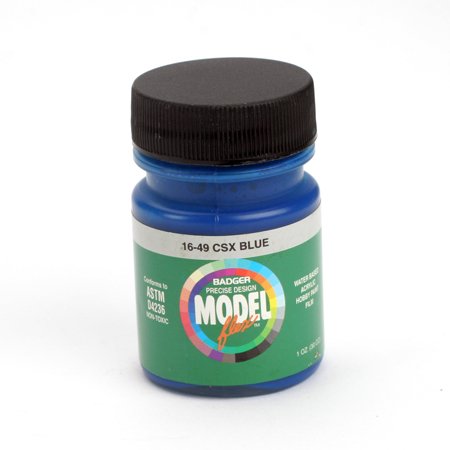 Badger 16-49 CSX Blue Modelflex Railroad Acrylic Paint - 1 oz. Bottle