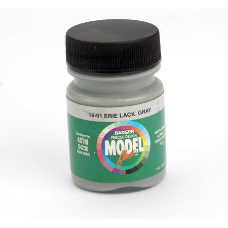 Badger 16-51 Erie Lackawana Gray Modelflex Railroad Acrylic Paint - 1 oz. Bottle