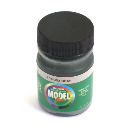 Badger 16-70 CSX Gray Modelflex Railroad Acrylic Paint - 1 oz. Bottle