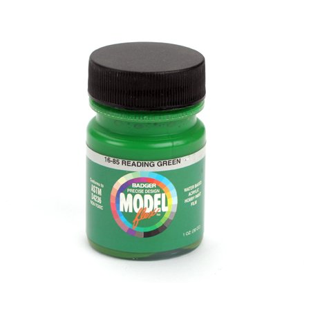 Badger 16-85 Reading Green Modelflex Railroad Acrylic Paint - 1 oz. Bottle