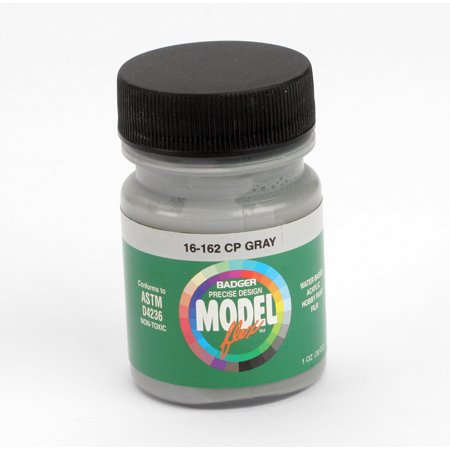 Badger 16-162 CP Gray Modelflex Railroad Acrylic Paint - 1 oz. Bottle