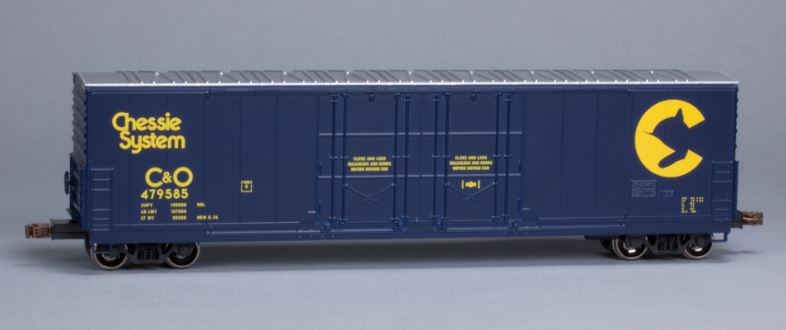 Scale Trains SXT1008 HO C&O 5100 RBL 8' Double-Plug Boxcar #479585