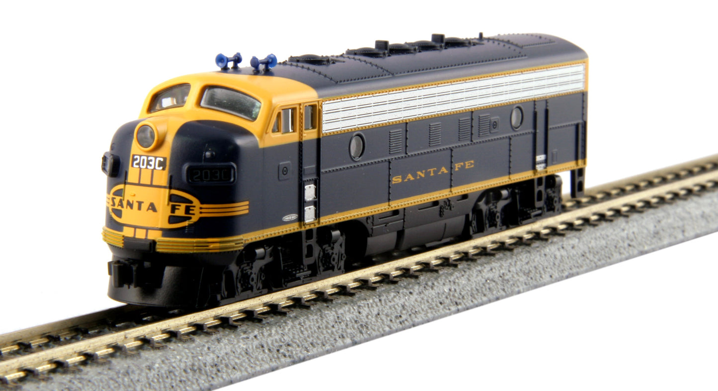 Kato 176-2129 N Sale Santa Fe EMD F7A Cigar Band Diesel Locomotive #203C LN/Box