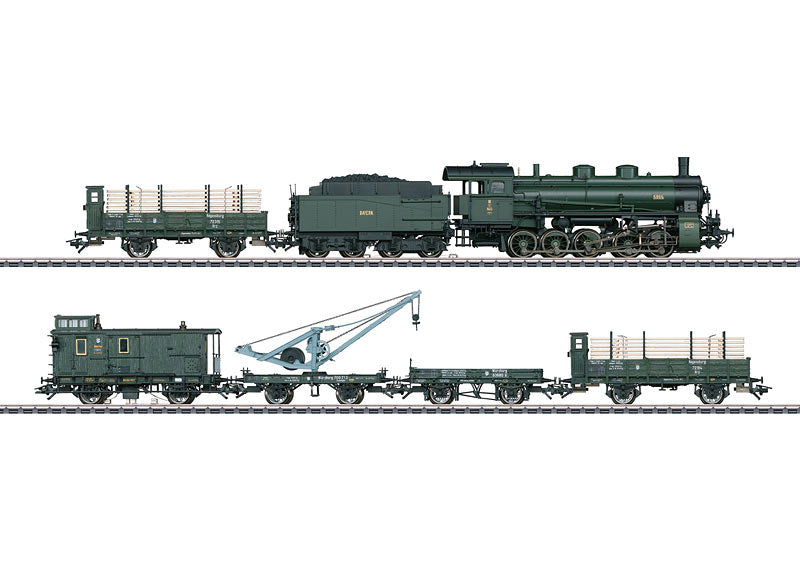Marklin 26603 HO Bavarian Freight Train Set MFX w/Sound