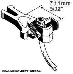 Kadee 17 HO NEM 362 European-Style Coupler Short Underset