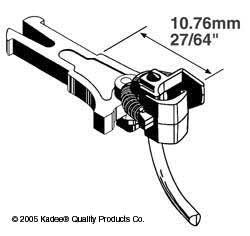 Kadee 19 HO NEM (362) European-Style Coupler Long Underset (Pack of 2)