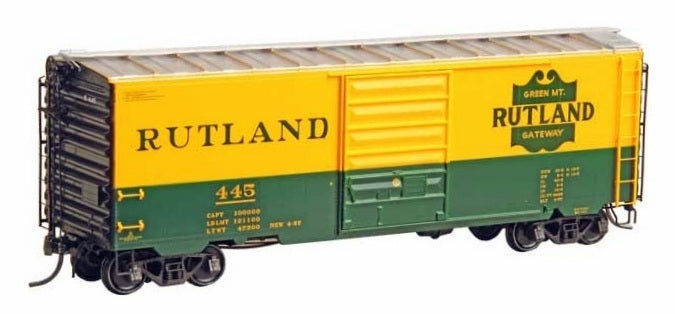 Kadee 5301 HO Rutland 40' PS-1 Boxcar with 8' Door #445